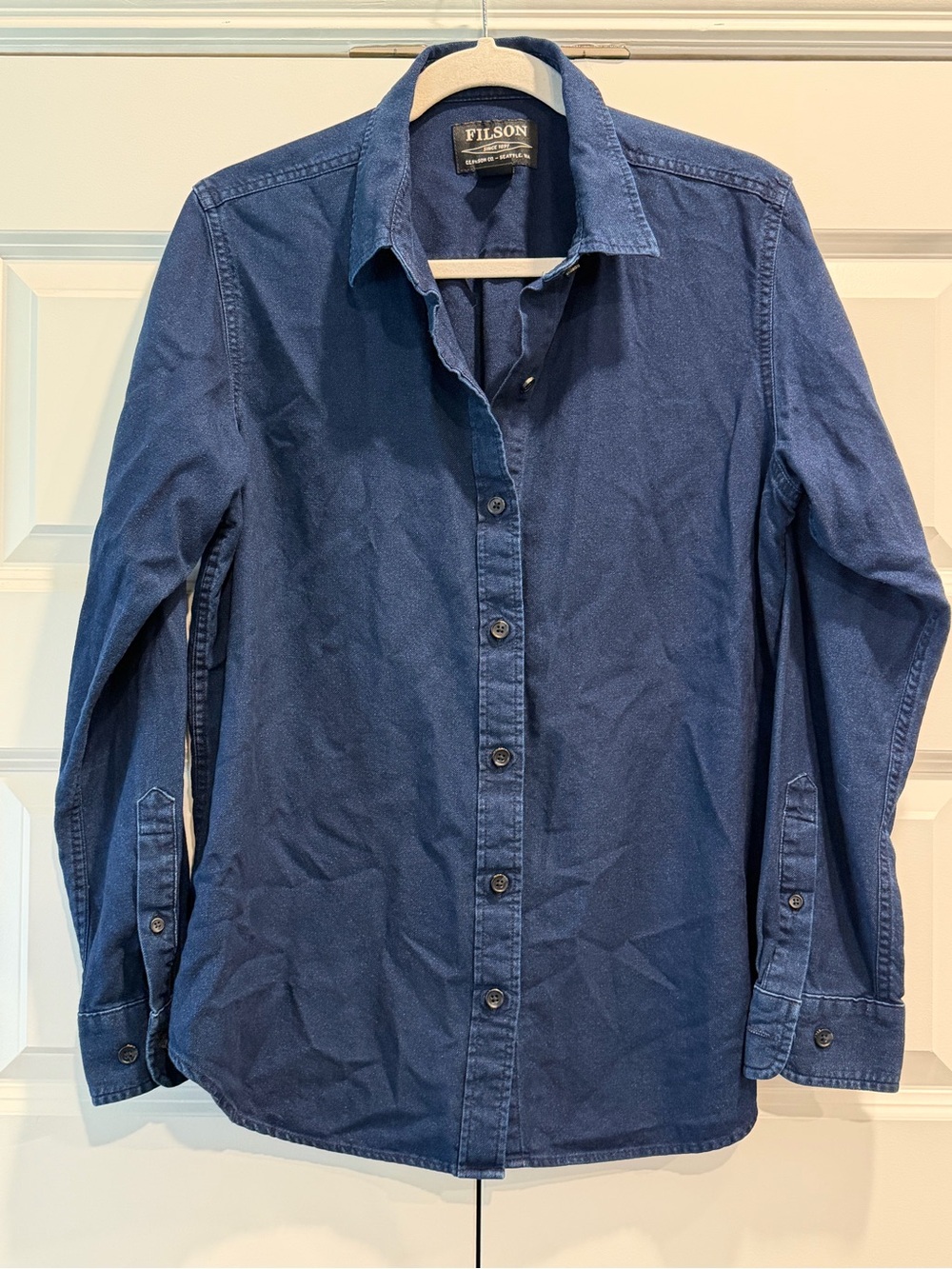 Filson Women's Dark Blue Denim Shirt